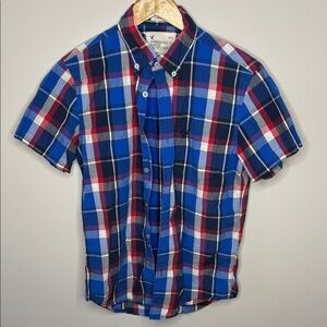 Vintage American Eagle Cotton Plaid Button Down